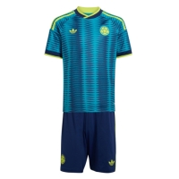 Camiseta Colombia Segunda Equipación Replica Mundial 2026 para niños mangas cortas (+ Pantalones cortos)